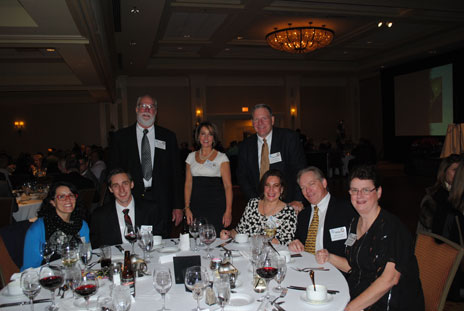 Award group at table