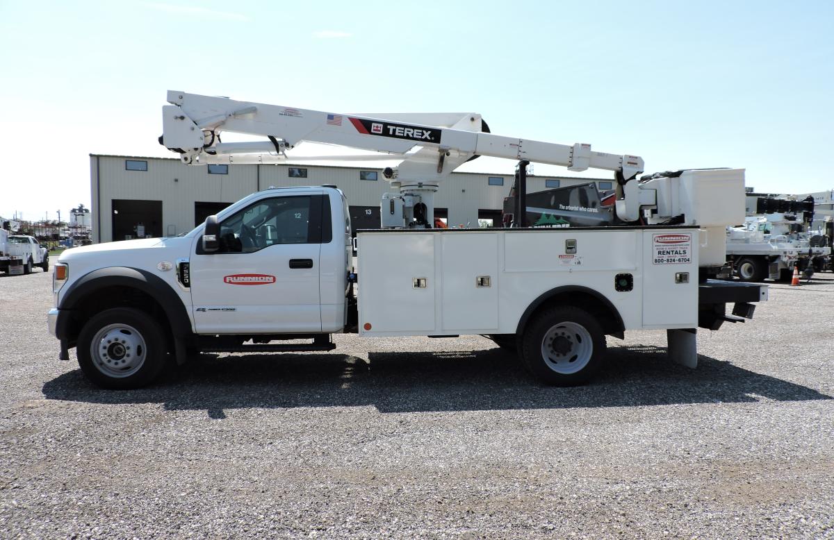 Terex LT40, 2020 Ford F550, drivers side