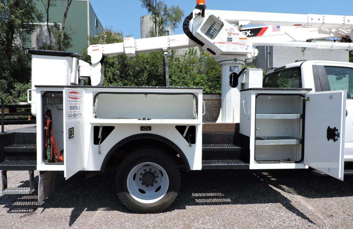 Terex LT40, 2020 Ford F550, passenger side compartments