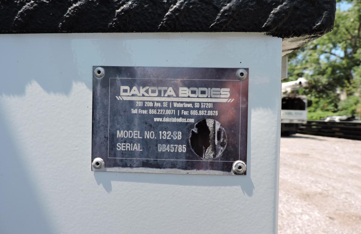 Terex LT40, 2020 Ford F550, Dakota body model no 132-SB, serial DB45785