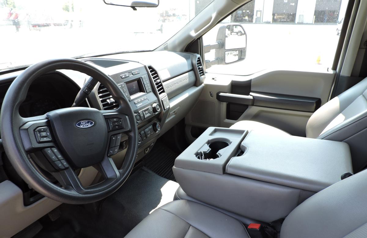 Terex LT40, 2020 Ford F550, inside cab