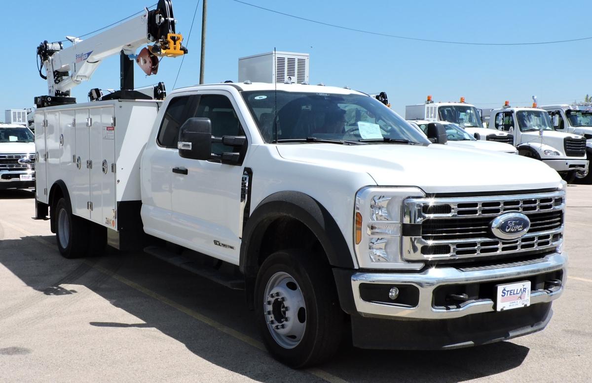 Stellar 8630, TMAX1-11, Ford F550 Super Cab, front passenger side