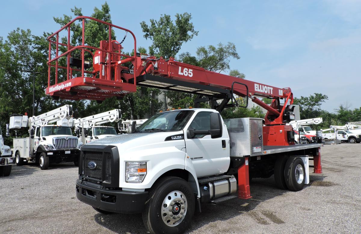 Elliott L65R, 2025 Ford F750 front drivers side