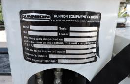 Terex LT40, 2020 Ford F550, OSHA inspection tag