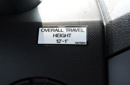 Elliott L65R, 2025 Ford F750, overall travel height 12'-1&amp;quot;
